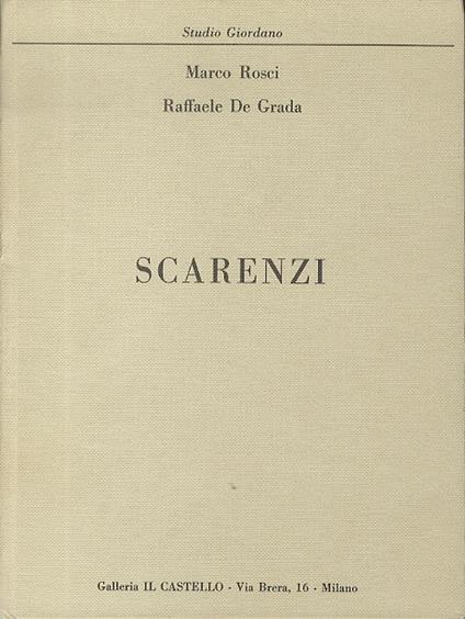 Scarenzi - copertina