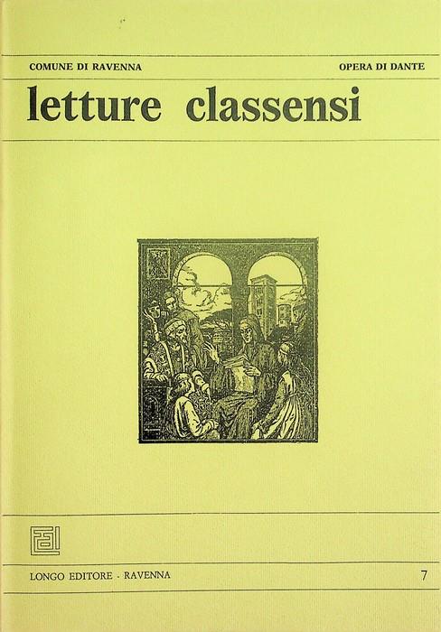 Letture classensi: 7 (1979) - copertina