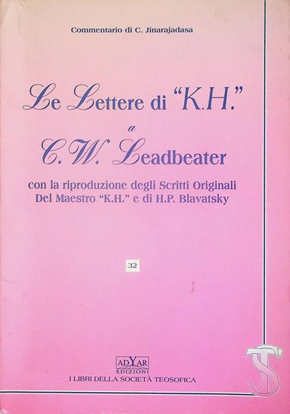 Le lettere di "K.H." a C. W. Leadbeater - C. W. Leadbeater - copertina
