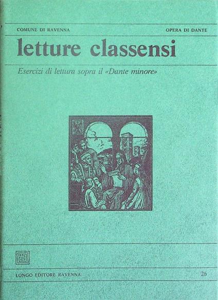 Esercizi di lettura sopra il "Dante minore" - Emilio Pasquini - copertina