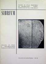 Sibrium: collana di studi e documentazioni: 19 (1987-1988)