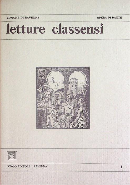 Letture classensi: 1 (1981) - copertina