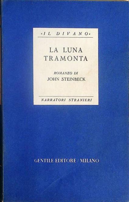 luna tramonta - John Steinbeck - copertina