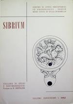 Sibrium: collana di studi e documentazioni: 16 (1982)