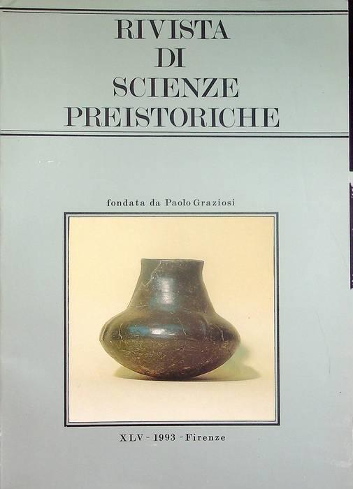 Rivista di scienze preistoriche: A. XLV (1993) - copertina