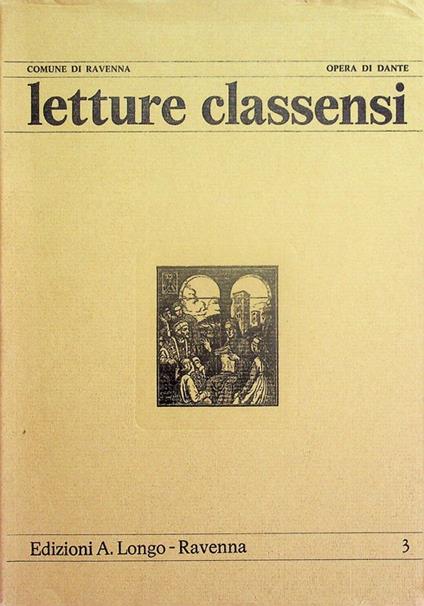 Letture classensi: 3 (1970) - copertina