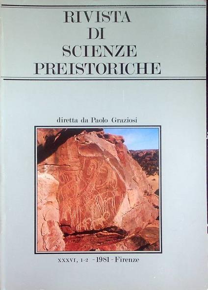 Rivista di scienze preistoriche: A. XXXVI, 1-2 (1981) - copertina
