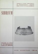 Sibrium: collana di studi e documentazioni: 17 (1983-1984)