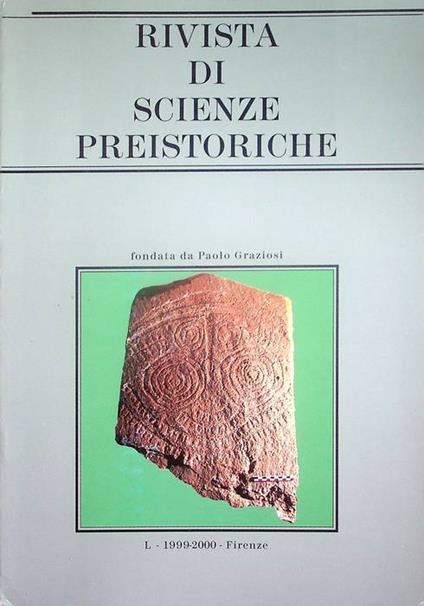 Rivista di scienze preistoriche: A. L (1999-2000) - copertina