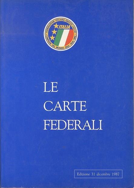 Le carte federali - copertina