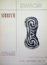 Sibrium: collana di studi e documentazioni: 13 (1976-1977)