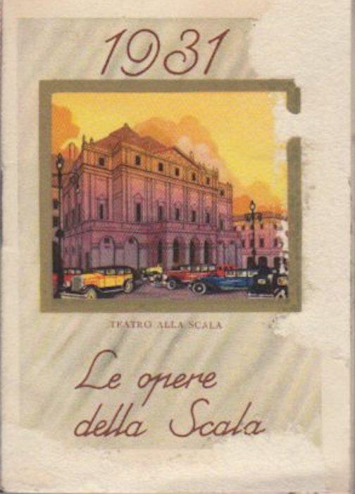 Le opere della Scala: 1931 - copertina