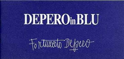 Depero in blu - Maurizio Scudiero - copertina