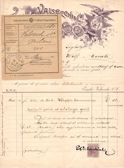 Emilio Valsecchi & C.: Milano - copertina