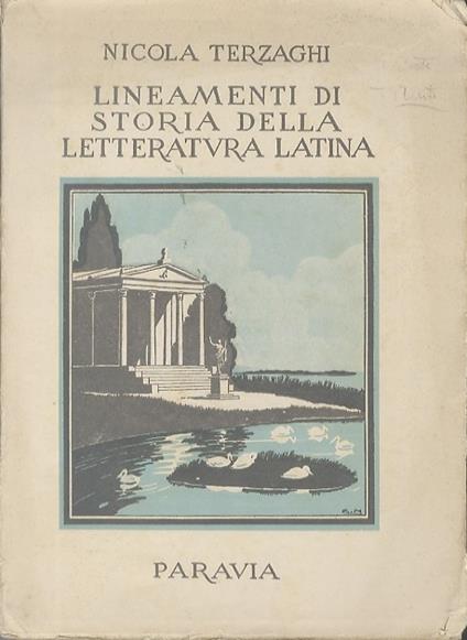 Lineamenti di storia della letteratura latina - Nicola Terzaghi - copertina