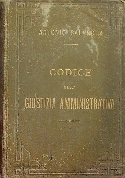 Codice della giustizia amministrativa - copertina