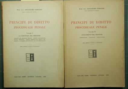 Principi di diritto processuale penale - copertina