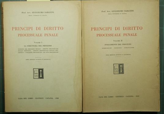 Principi di diritto processuale penale - copertina