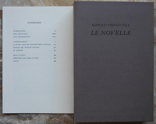 Le Novelle - Agnolo Firenzuola - copertina