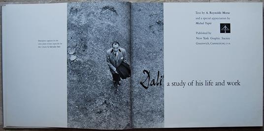 Dalì. A Study Of His Life And Work, - copertina