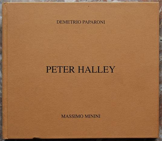 Peter Halley - Demetrio Paparoni - copertina