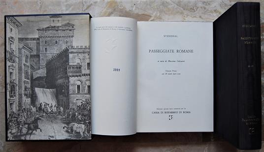 Passeggiate Romane - Stendhal - copertina