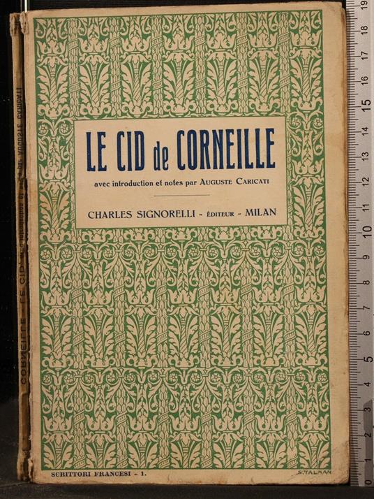 Le Cid - Pierre Corneille - copertina