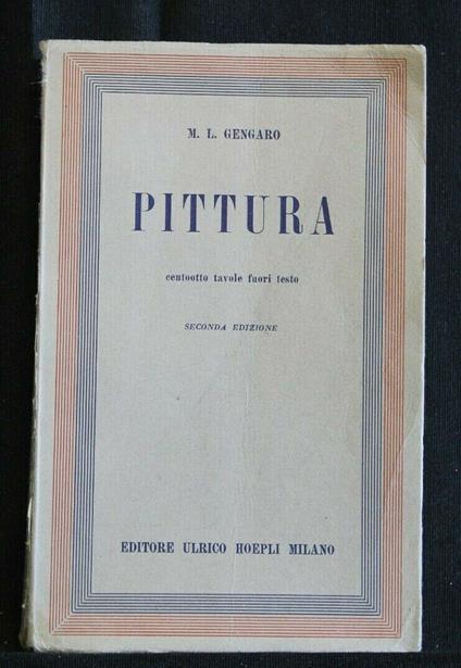 Pittura - M. Luisa Gengaro - copertina
