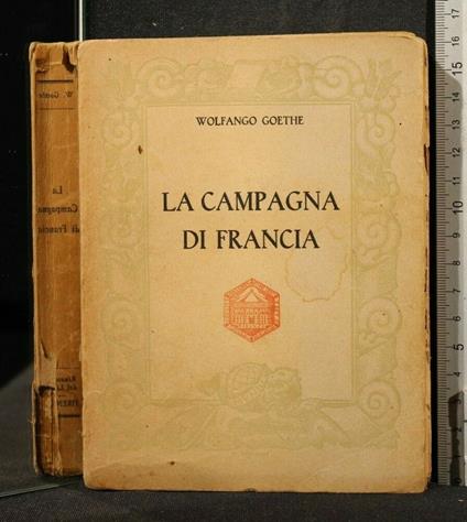 La Campagna di Francia - Johann Wolfgang Goethe - copertina