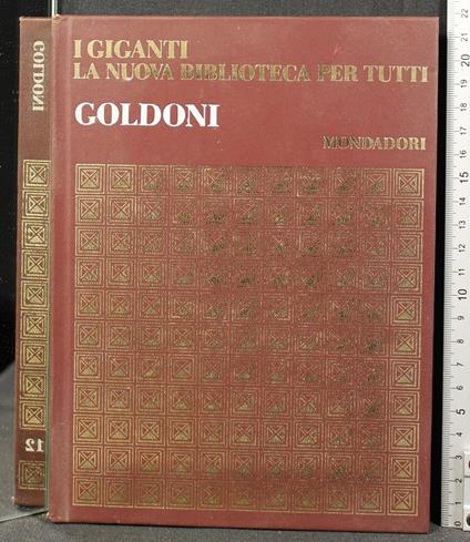 I Giganti. La Nuova Biblioteca per Tutti. Goldoni - Piero Orlandi - copertina