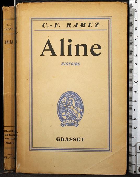 Aline - Charles Ferdinand Ramuz - copertina