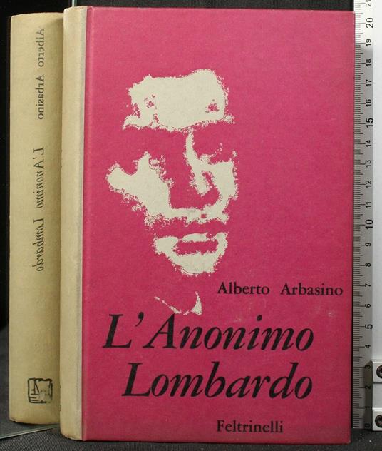 L' Anonimo - Alberto Arbasino - copertina