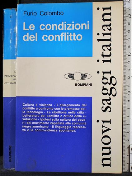 Le codizioni del conflitto - Furio Colombo - copertina
