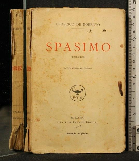 Spasimo - Federico De Roberto - copertina