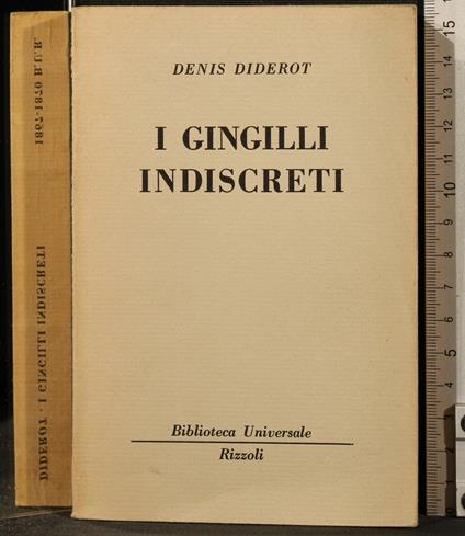 I Gingilli Indiscreti - Denis Diderot - copertina