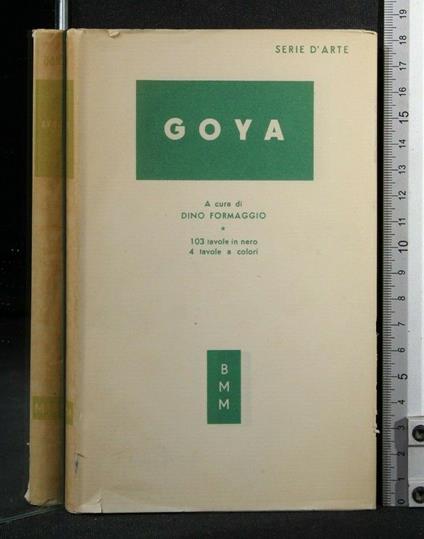 Goya - Dino Formaggio - copertina