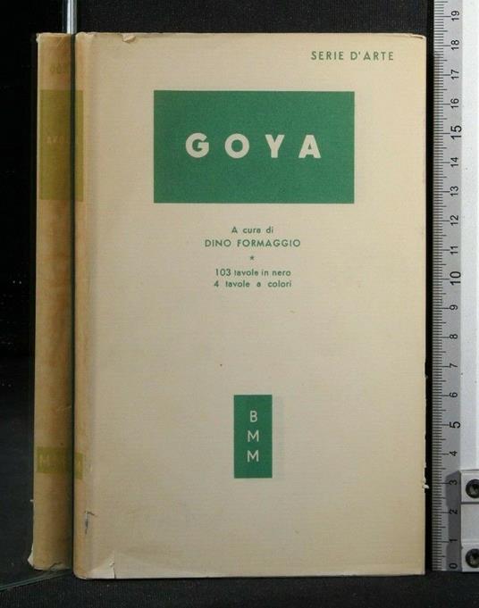 Goya - Dino Formaggio - copertina