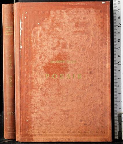 Poesie - Giuseppe Giusti - copertina