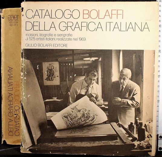 Catalogo Bolaffi della grafica Italiana - Paolo Levi - copertina