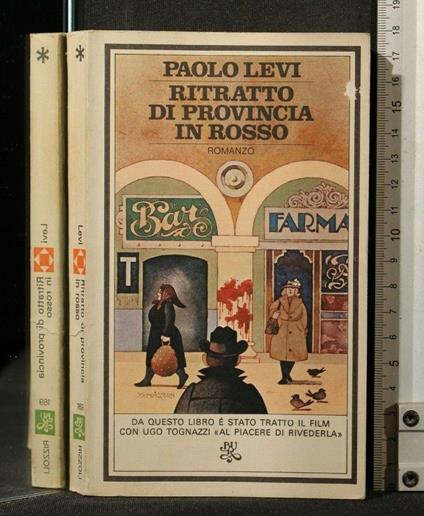 Ritratto di Provincia in Rosso - Paolo Levi - copertina