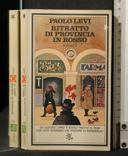 Ritratto di Provincia in Rosso - Paolo Levi - copertina