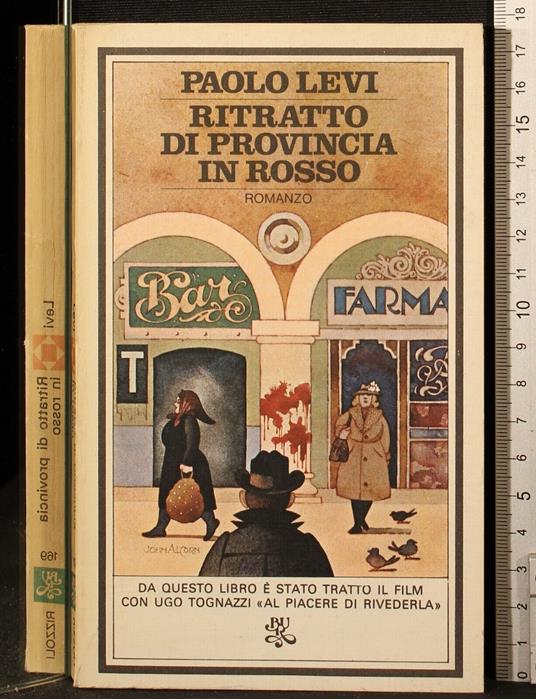 Ritratto di provincia in rosso - Paolo Levi - copertina