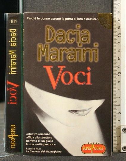 Voci - Dacia Maraini - copertina