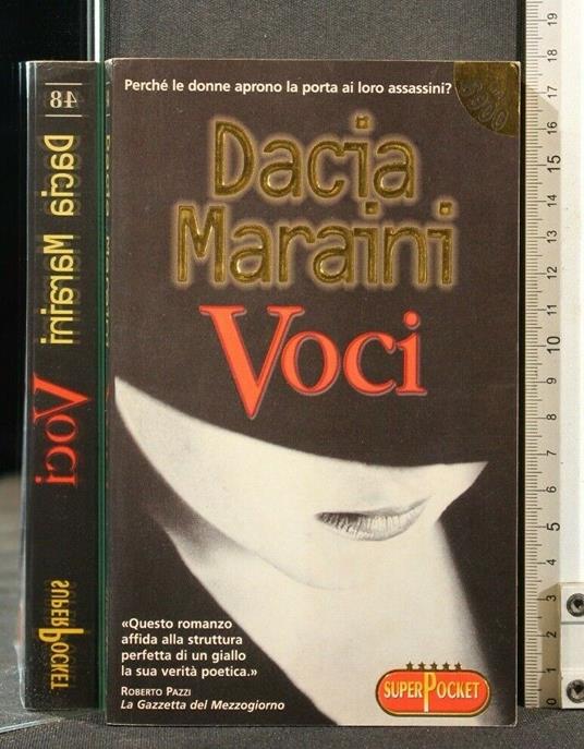 Voci - Dacia Maraini - copertina