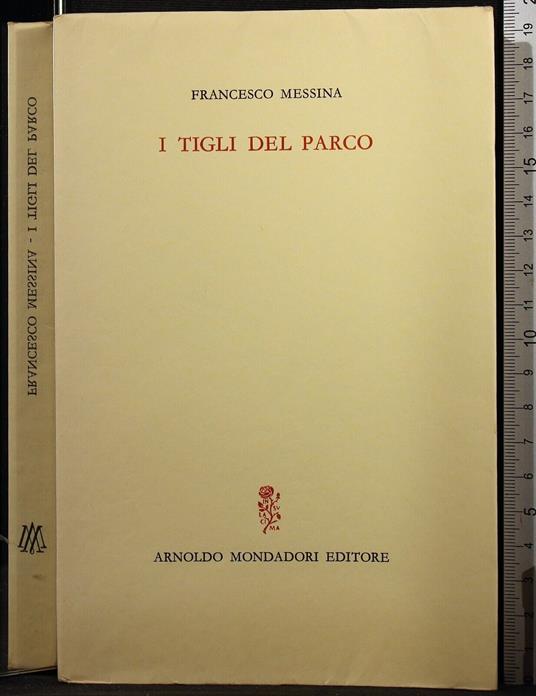 I tigli del parco - Francesco Messina - copertina