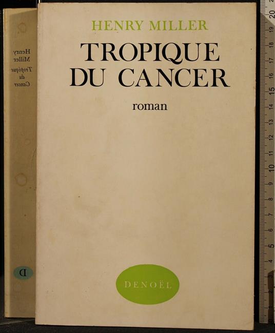 Tropique Du Cancer - Henry Miller - copertina