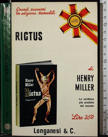 Rictus - Henry Miller - copertina