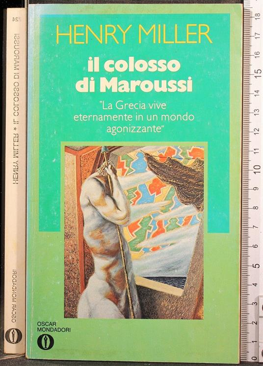 Il colosso di Maroussi - Henry Miller - copertina