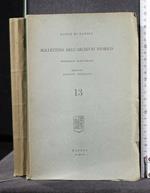 Bollettino Dell'Archivio Storico N 13