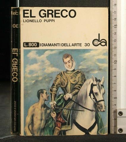 I Diamanti Dell'Arte El Greco - Lionello Puppi - copertina